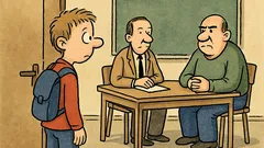 Dowcip: Wowa mówi o wywiadówce dla wąskiego grona