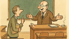 Dowcip: Profesor dzieli grupy na praworęcznych