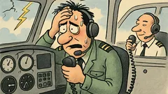 Dowcip: Pilot Alitalii nadaje po piorunie...