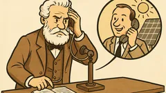 Dowcip: Bell wykonał pierwszy telefon… i klops