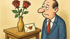 Dowcip: Dwie róże w wazonie...