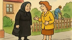 Dowcip: Spotykają się dwie sąsiadki na czarno