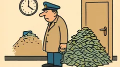 Dowcip: Czas to pieniądz… a stróż?