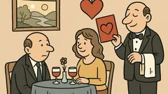 Dowcip: Walentynki? Skromny widoczek dla oczu