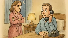 Dowcip: Żona nie wróciła na noc…