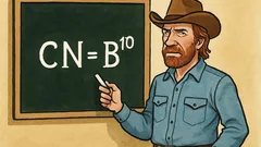 Dowcip: Teoria względności Chucka Norrisa: CN=B10!