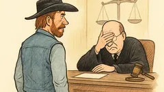 Dowcip: Ktoś pozwał Chucka Norrisa do sądu