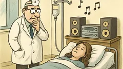 Dowcip: Muzykoterapia budzi ze śpiączki… na chwilę