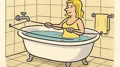 Dowcip: Dlaczego blondynka ma linkę przy wannie?