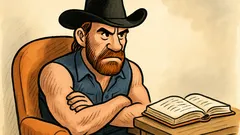 Dowcip: Chuck Norris nie czyta książek...