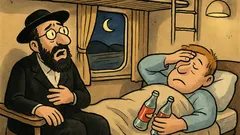 Dowcip: Żyd i goj w wagonie