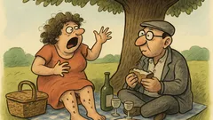 Dowcip: Icek z Chaną na pikniku