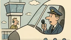 Dowcip: Pilot prosi o pozwolenie na start