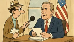 Dowcip: Dziennikarz pyta prezydenta USA...