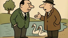 Dowcip: Panie Łabędź, zna pan różnicę żon?