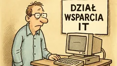 Dowcip: W dziale IT teoria spotyka praktykę