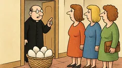 Dowcip: Za tydzień Wielkanoc, panie składajcie jajka