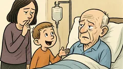 Dowcip: Wowa, twój dziadek jest bardzo chory…