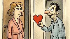 Dowcip: W Walentynki przychodzi facet z życzeniami