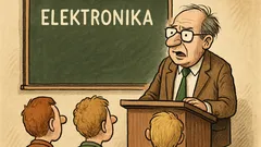 Dowcip: Profesor na elektronice ogłasza piąty termin