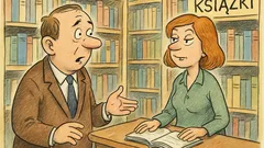 Dowcip: Fąfara w księgarni pyta o książkę