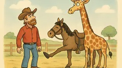 Dowcip: Chuck Norris kopnął konia w szyję...