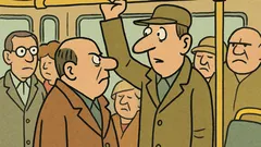 Dowcip: W zatłoczonym autobusie… co się pan pcha?