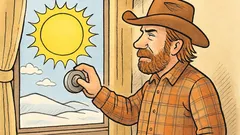 Dowcip: Chuck wstał i podkręcił słońce