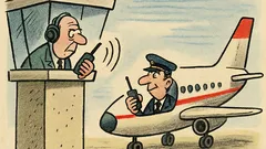 Dowcip: Wieża pyta o czas przylotu…