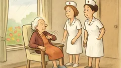 Dowcip: Rodzina oddaje mamę do domu opieki…