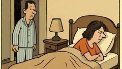 Dowcip: Jeśli z rana żona milczy, to znak