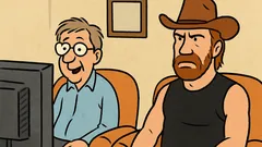 Dowcip: Tylko Chuck Norris potrafi patrzeć