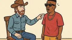 Dowcip: Chuck Norris może dotknąć MC Hammera