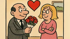 Dowcip: W Walentynki mąż mówi do żony…