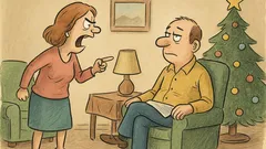 Dowcip: Kłócą się mąż z żoną...