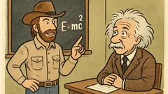 Dowcip: Einstein liczy względność, Chuck mówi „Kwadrat”