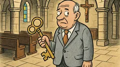 Dowcip: Pan Kowalski został kustoszem kościoła...