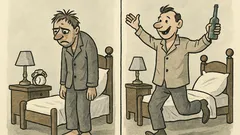 Dowcip: Rano posępny, wieczorem za wesoły?