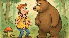 Dowcip: Facet zabłądził w lesie i dzwoni