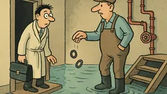 Dowcip: Lekarz budzi hydraulika w nocy