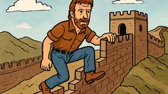 Dowcip: Wielki Mur kontra Chuck Norris