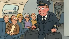 Dowcip: Pilot wsiada do nie tego samolotu