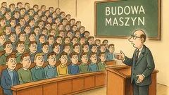 Dowcip: Aula pusta, aż do egzaminu