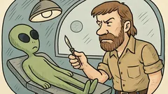 Dowcip: Obcy testują ludzi, Chuck Norris...
