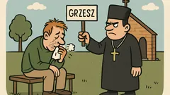 Dowcip: Wspólnota religijna karze za grzechy