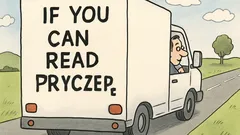 Dowcip: Jeśli to czytasz, zgubiłem przyczepę