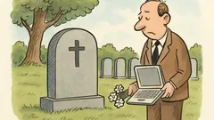 Dowcip: Umiera twórca kopiuj-wklej…