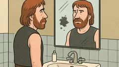 Dowcip: Chuck Norris patrzy, brud ucieka