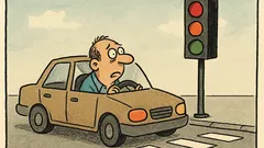 Dowcip: Na skrzyżowaniu dopadł mnie daltonizm