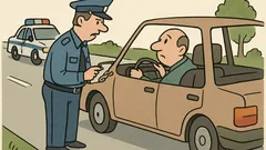 Dowcip: Policjant zatrzymuje kierowcę za 80